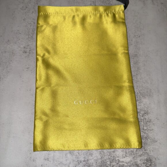 GUCCI - Yellow Dust Bag Carrying Pouch for Glasses/Sunglasses/Accessory - Picture 2 of 3
